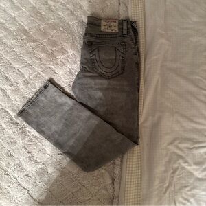 True Religion Ricky Relaxed Straight Fit Jeans Men’s Jeans Grey Size 34